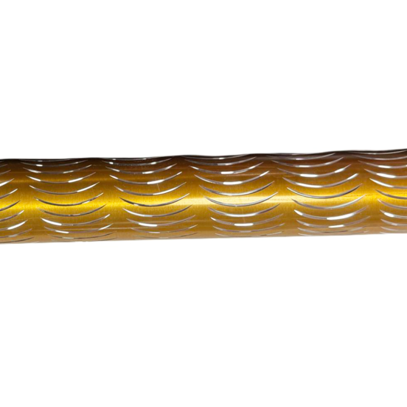 Bastone per tende in alluminio a doppia mezzaluna