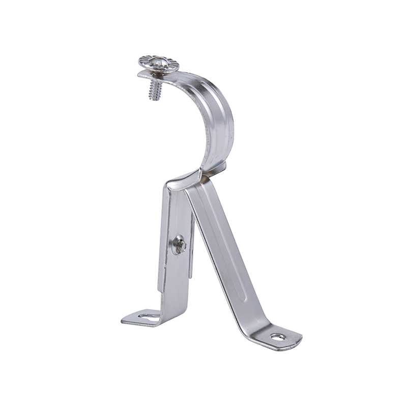 Bastone per tende adesivo argento