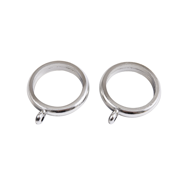 Bastone per tende adesivo argento