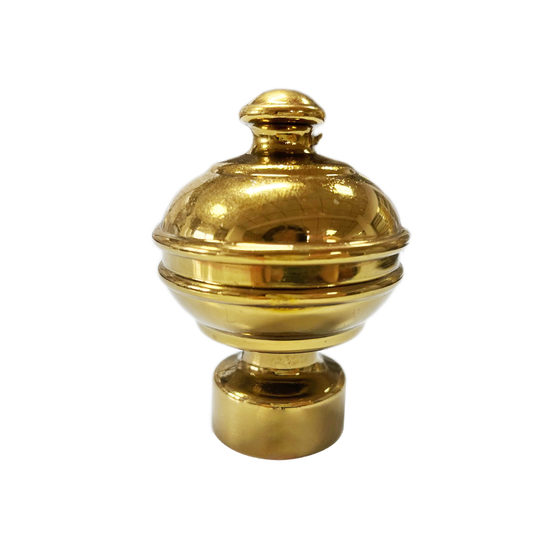Asta per tende con adesivo in titanio color oro