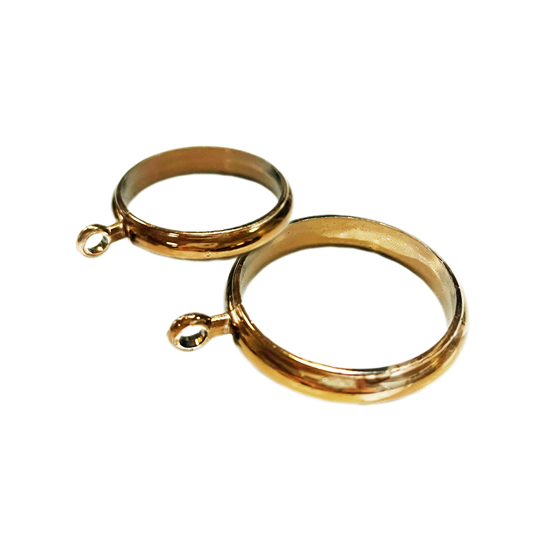 Asta per tende con adesivo in titanio color oro